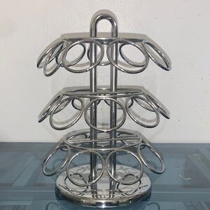 Silver K-Cup Coffee Organizer Stand